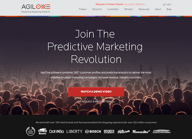 AgilOne website