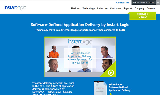 Instart Logic website